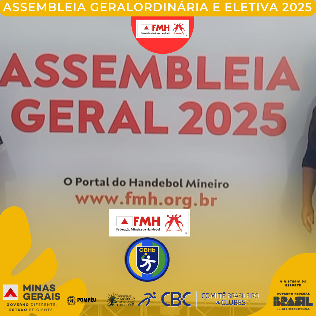 Assembleia Geral 2025 Federação Mineira de Handebol
