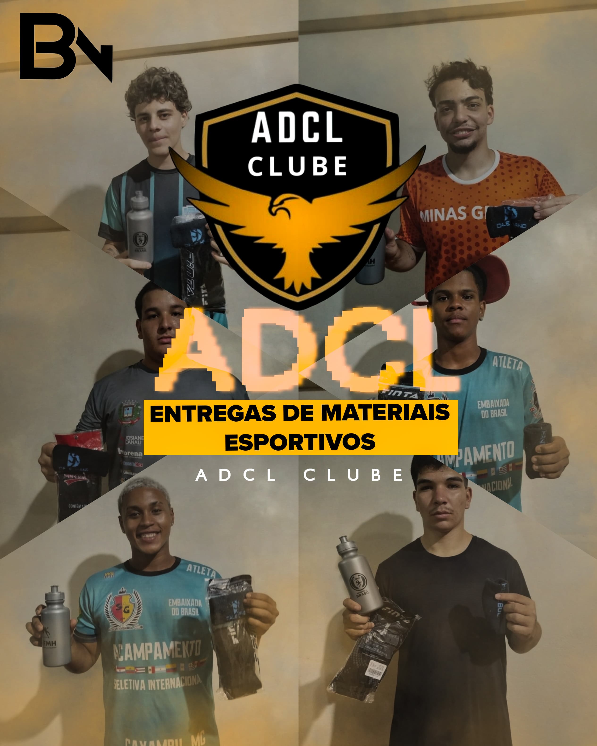 ENTREGA DE MATERIAIS ESPORTIVOS